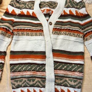 Cozy Multicolor Knit Cardigan